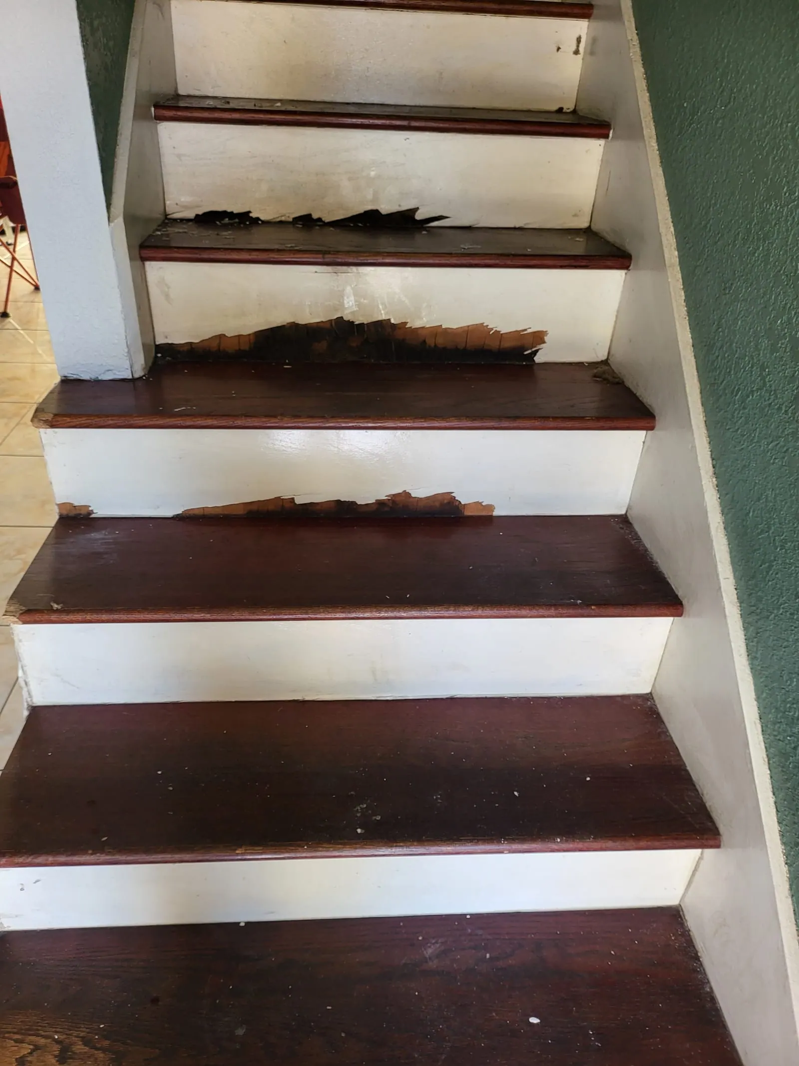 Staircase before PalmPro repair