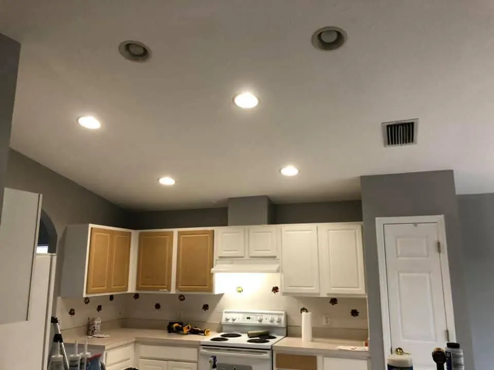 Completed PalmPro kitchen painting project